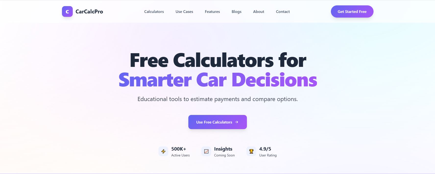 Car Calc Pro - Vehicle Calculator Tool